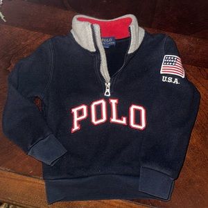 Polo Quarter Zip Pullover 2T